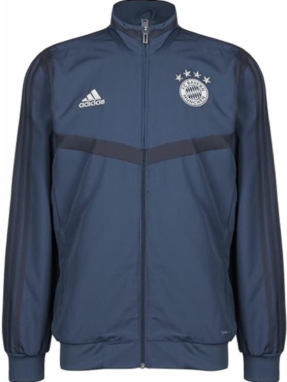 FC Bayern Munchen Adidas Presentation Jacket Navy Telekom Qatar Size NWT